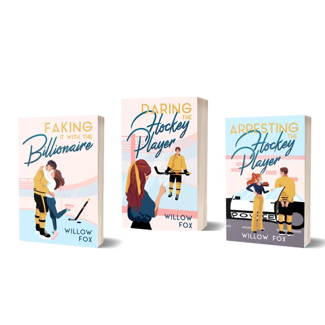 Author Willow Fox signed books Unsigned Paperback Ice Dragons Hockey Romance Series Bundle (paperback)