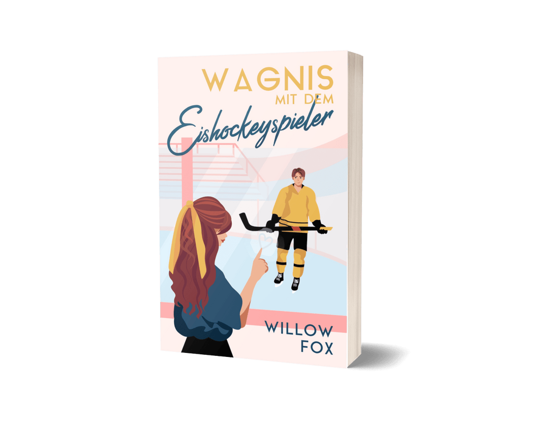 Author Willow Fox Book Unsigned Paperback Wagnis mit dem Eishockeyspieler (Paperback)
